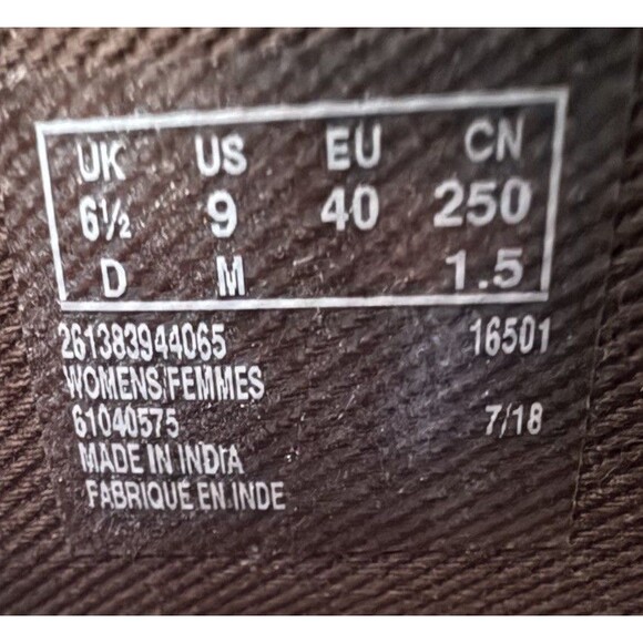 Clarks Maypearl Fawn  Ankle Boots Women Size 9  Brown Leather Block Heel - Picture 6 of 10